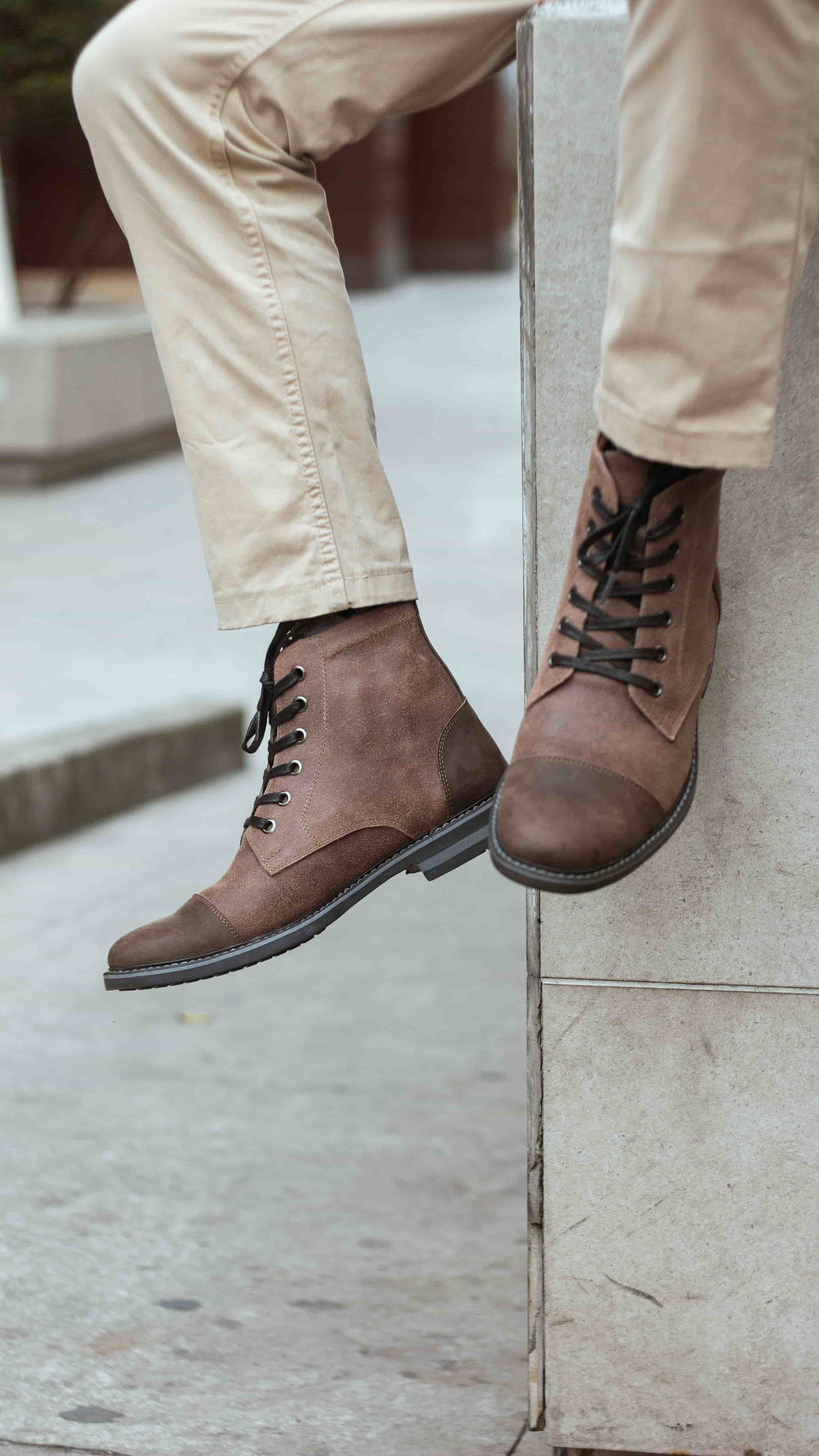Botas en cuero