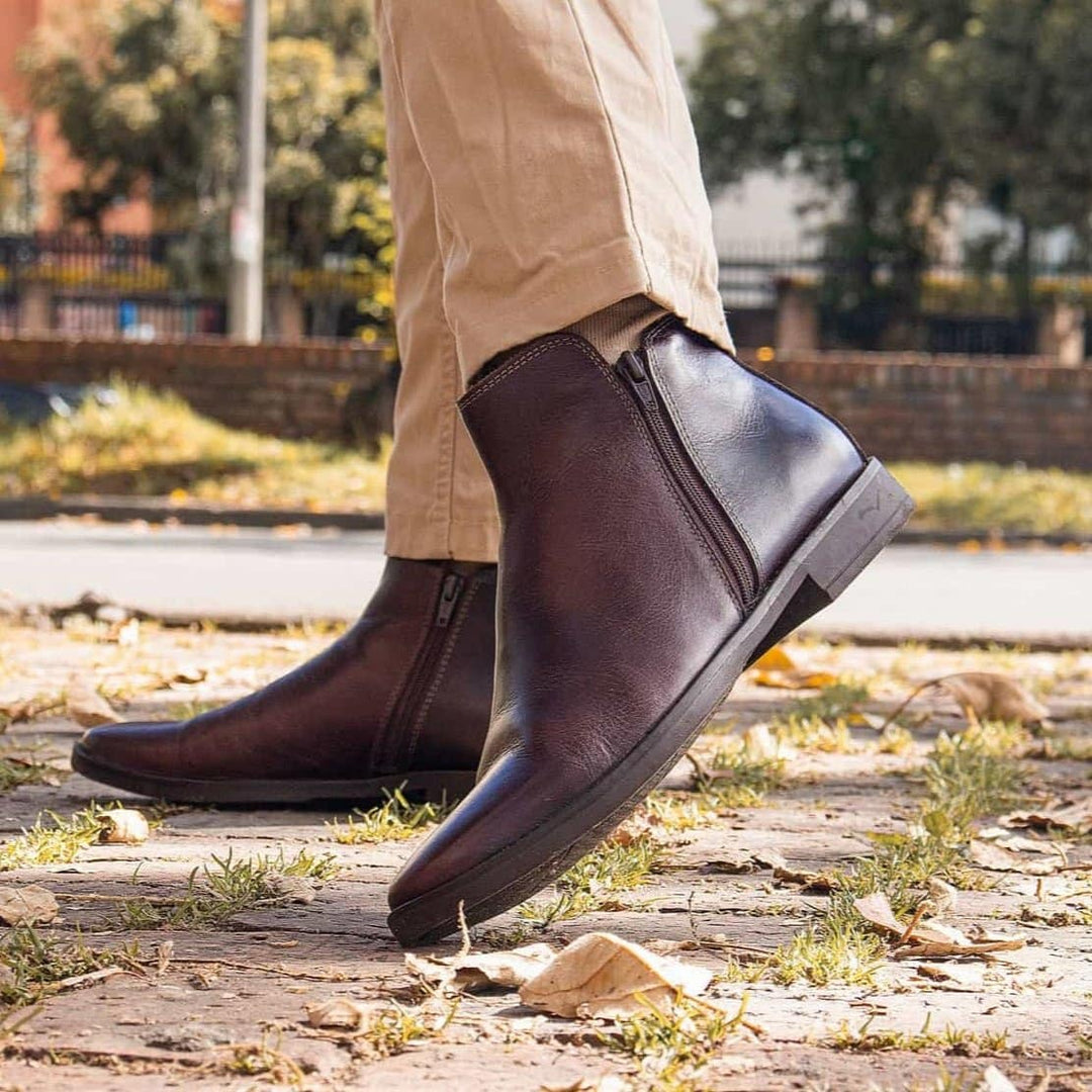 Botas en cuero Hombre botines