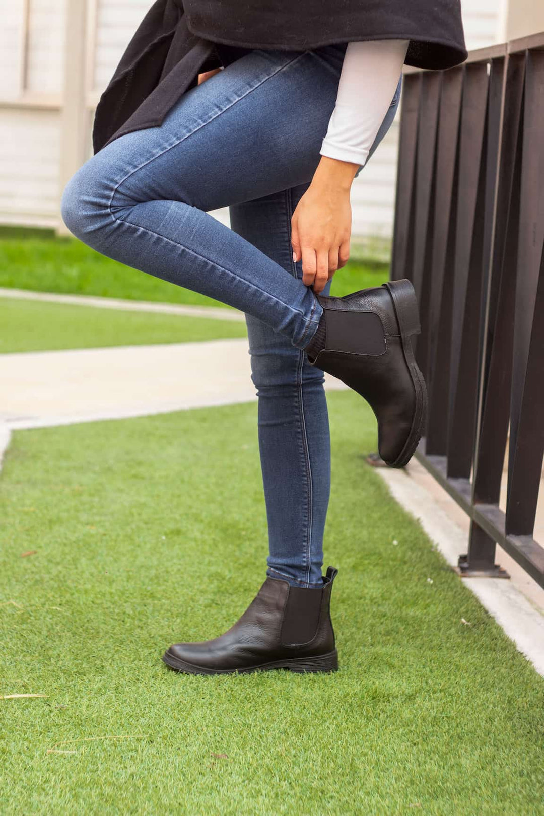 Botas Mujer Chelsea Negra
