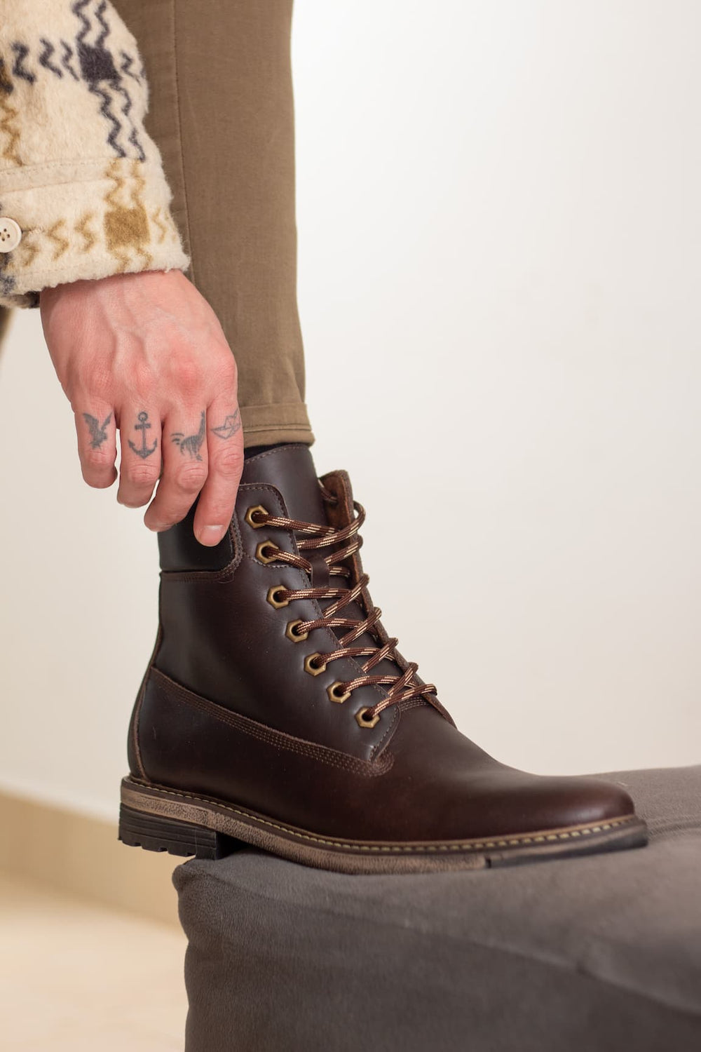 botas timberland para hombre en cuero