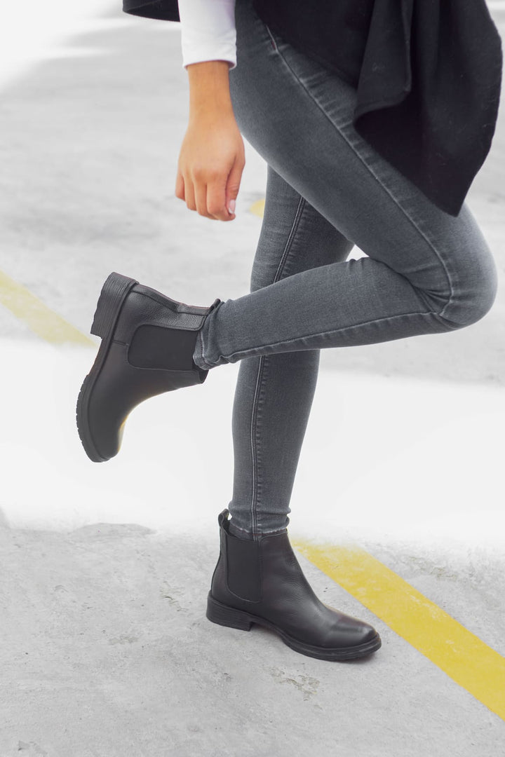 Botas Mujer Chelsea Negra