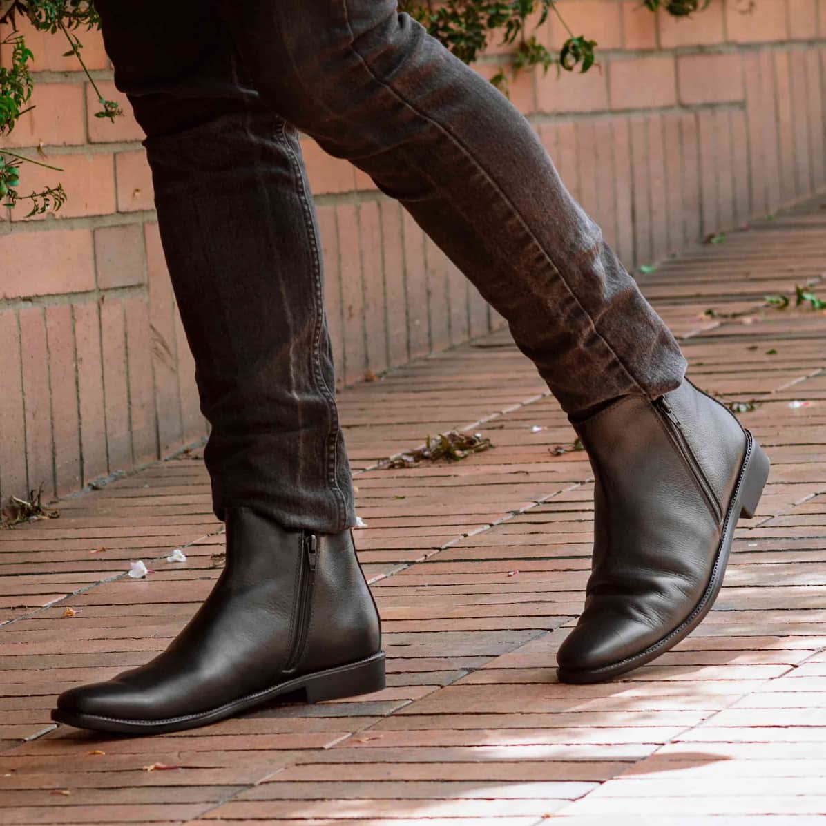 Bexley Botas Chelsea Hombre Cuero LIZANTTO Botas Duke Cuero Negra