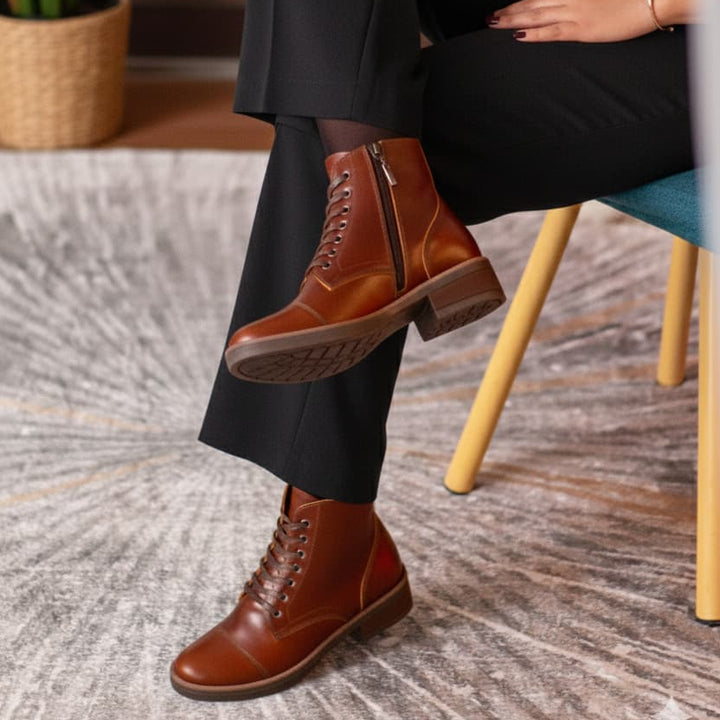 Botas en cuero para mujer