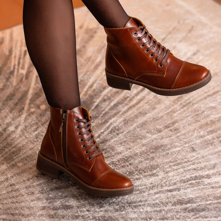 Botas en cuero para mujer