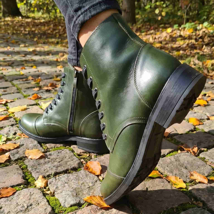 Botas en cuero para mujer