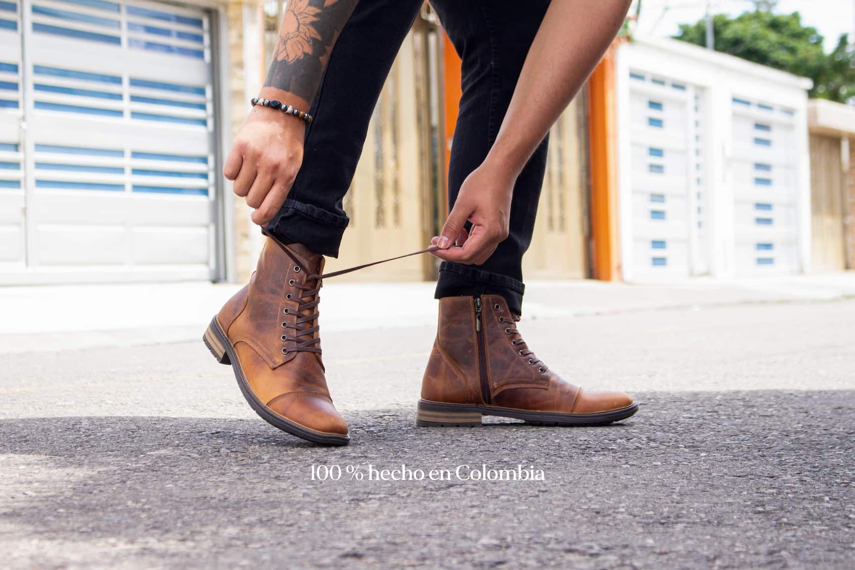 Tipo Bostoniano Hombre Zapatos Bota Bostoniana Lizantto Botas En