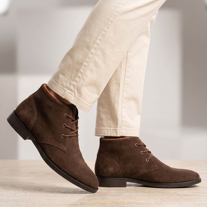 Botas chukka en cuero para hombre
