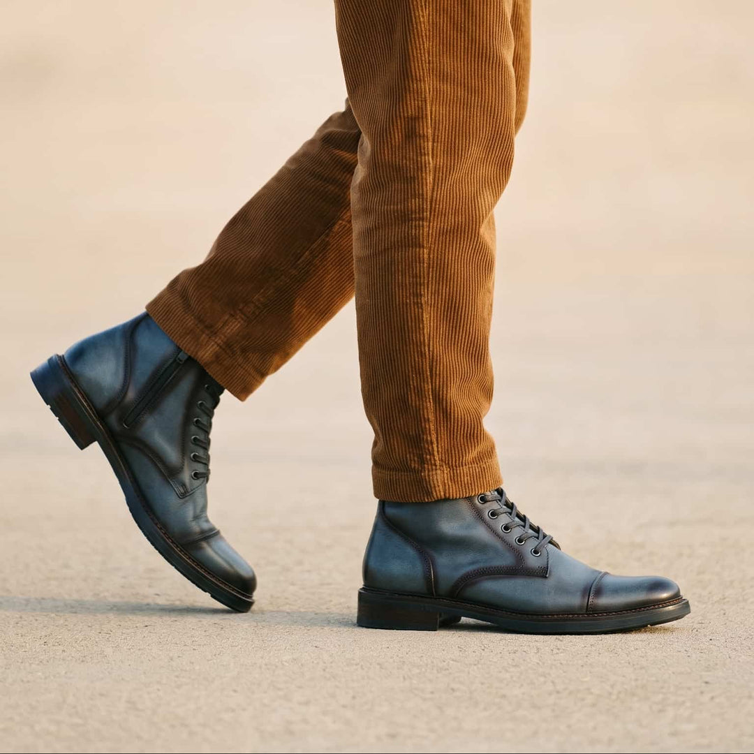 Botas en cuero para hombre