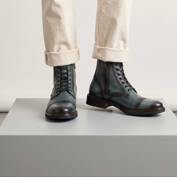 Botas en cuero para hombre