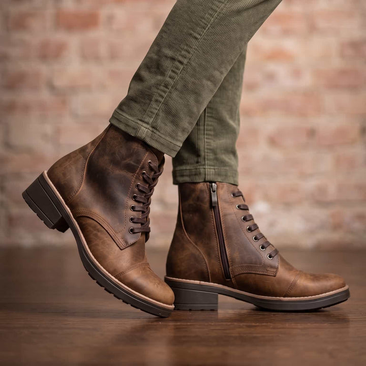 Botas en cuero para mujer