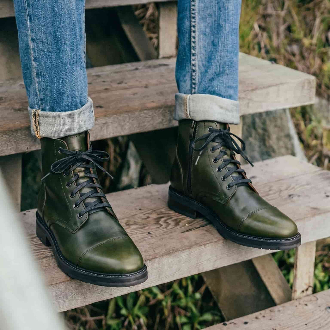 Botas en cuero para hombre