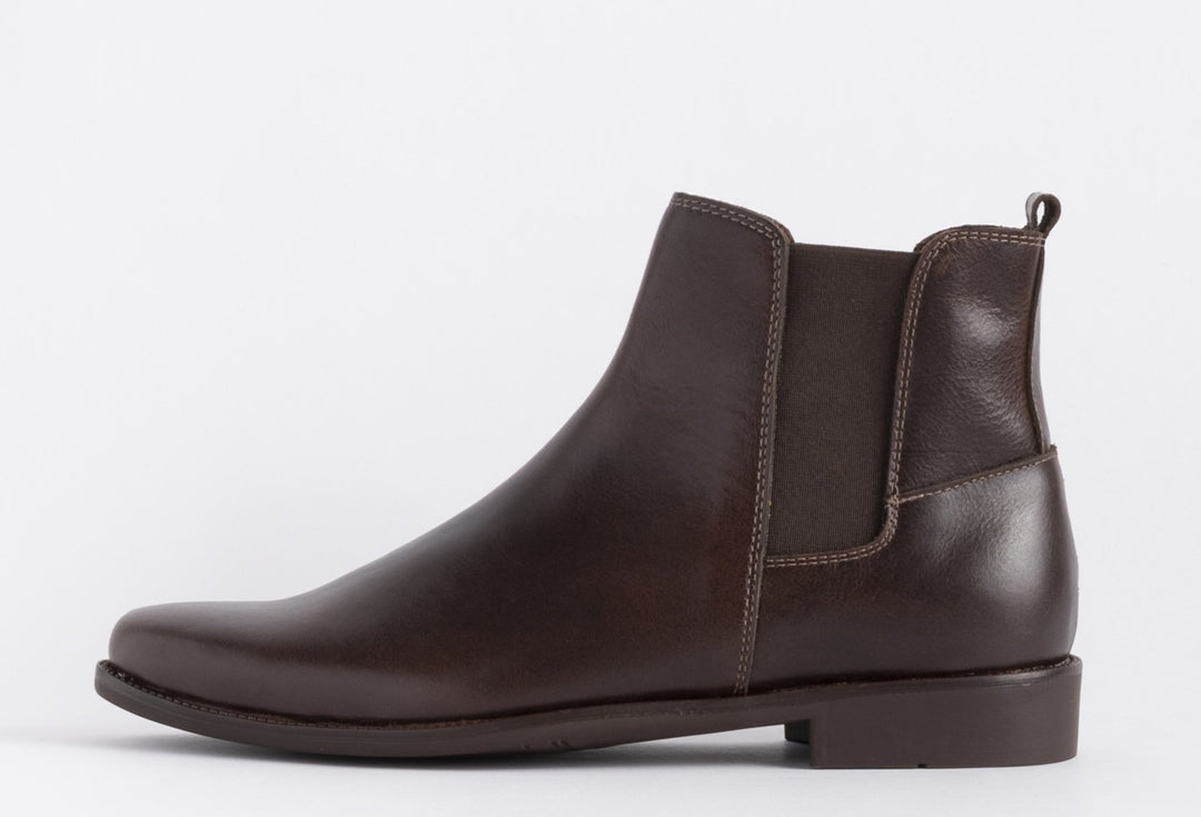 Chelsea Cuero Liso Café